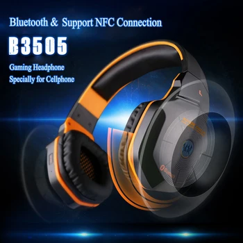 B3505 Bevielės Žaidimų Ausinės Bluetooth 4.1 Stereofoninę laisvų Rankų įrangą, Ausines su Mikrofonu už Žaidėjus Telefonai PC Nešiojamas Muzikos Grotuvas