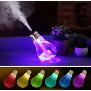 LED Lempos, Oro USB Ultragarsinis Drėkintuvas Namų eterinis Aliejus Difuzoriaus Purkštukai, Oro Gaiviklis, Rūkas kūrėjas Su LED Šviesos Naktį