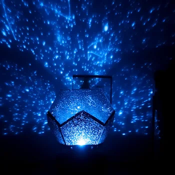 Žvaigždėtas dangaus projektorius lempos planetariumas galaxy naktį šviesos diodų (led) stalo Dekoro ir namų Nuotolinio valdymo sukimosi baterija Kalėdų dovana