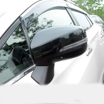 Anglies ABS šildomi išoriniai galinio vaizdo Šoniniai Veidrodėliai Dangtelio Lipdukas Apdailos Rėmas Reikmenys Subaru Forester SK. 2018 m. 2019 m.