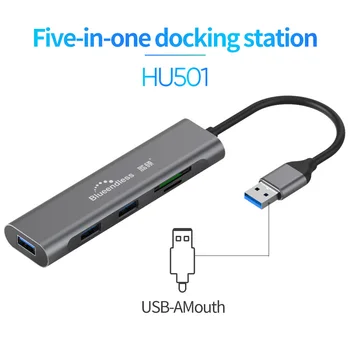 USB C HUB C Tipo Multi USB 3.0 HUB HDMI Adapteris Dokas 