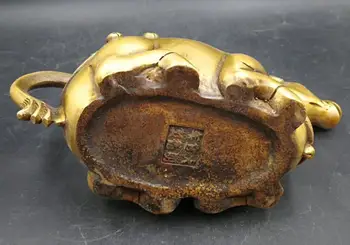 Kinija Kolekcines, Subtilus Dekoras sendinto žalvario arklių Arbatinukas