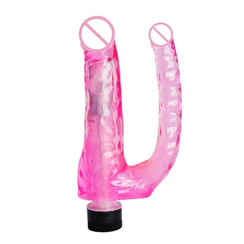 Dvigubas Dildo, Vibratoriai Sekso Žaislai Moters G Spot Makštį, Išangę Massager Suaugusiųjų Sekso Produktai Lesbiečių Dual Penis Erotiniai Žaislai Sextoys