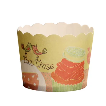 100vnt Mielas triušiai Gėlės cupcake liner puodeliai atvejais, popieriaus tortas mini kepimo taurės dekoratyviniai vestuvių, gimtadienio džiaugtis