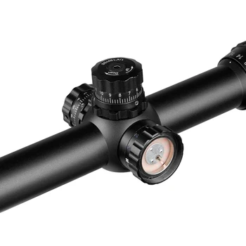 6-24X50 Riflescope Taktinis Optinis Šautuvas taikymo Sritis Raudonos, Žalios Ir Mėlynos Dot Akyse Apšviestas Retical Akyse Medžioklės taikymo Sritis