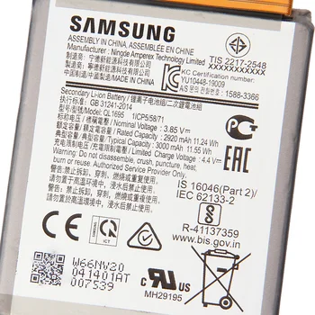 Originalios Baterijos QL1695 Samsung Galaxy A01 Pakeitimo Telefono Baterija Autentiška Baterija 5000mAh