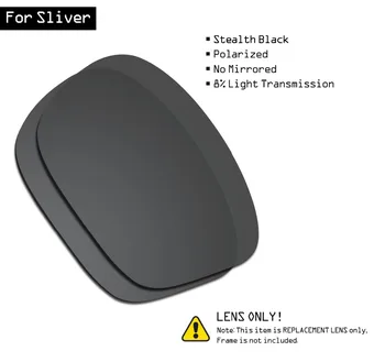 SmartVLT, Poliarizuota Akiniai Pakeitimas Objektyvai už Oakley Skiedra - Stealth Black