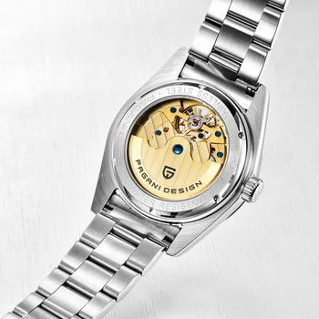 Tourbillon Mechaninis laikrodis Vyrams Pagani Dizaino Automatinis Laikrodžiai Vyrų 100m Vandeniui Naras Laikrodis Visiškai Stainles Steel Reloj Hombre