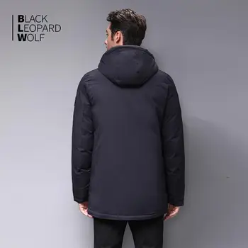 Blackleopardwolf 2019 žiemos žemyn striukė vyrų mados kailis storas parko vyrų aliaskos nuimamas outwear vėjo patogus BL-891