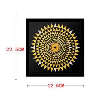 Saulėgrąžų Geometrijos Augalų Meno Ne tiksi Laikrodis Šiuolaikinio Abstraktaus Dizaino Stalo Laikrodis Kabo Sieninis Laikrodis Gėlių Mandala Namų Dekoro