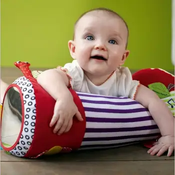 2018 Naujagimių ankstyvos vaikystės Žaislus su Muzika, Minkštas cilindrų pagalvė Kūdikiui Daugiafunkcinis nuskaitymo roller Minkšti Pliušiniai Žaislai G0335