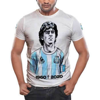 3d Spausdinimo Maradona Socialinės Marškinėliai Hip-Hop Moterims/vyrams Pubg Marškinėliai Diego Armando Maradona Marškinėliai Moterims/vyrams Unisex jersey