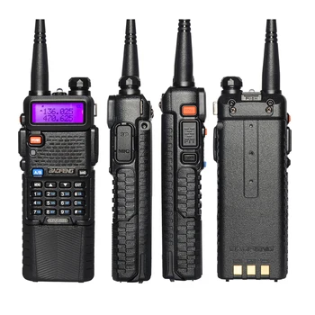 5r baofeng walkie talkie 5w du būdu radijo cb radijo VHF UHF baofeng walkie talkie kumpis radijo Dual Band FM siųstuvas-imtuvas Mėgėjų