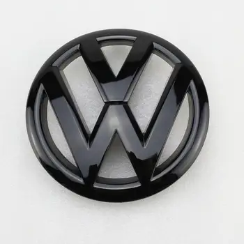 135mm Blizgus Juodos Priekinės Grotelės Ženklelis Pakaitinio Automobilio Emblema Logotipas tinka VW Volkswagen Golf MK6 2009 m. 2010 m. 2011 m. 2012
