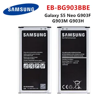 SAMSUNG Originalus EB-BG903BBE Baterija 2800mAh Samsung Galaxy S5 Neo G903F G903W G903M G903H Pakeitimo Baterijas WO