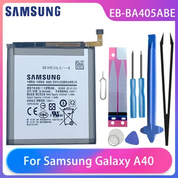 Originalus Samsung Galaxy A40 A405F Telefono Baterija EB-BA405ABE EB-BA405ABU 3100mAh Didelės Talpos 