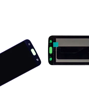 Patikrintas Samsung Galaxy S6 G920 G920F G920i Lcd Ekranas Jutiklinis Ekranas skaitmeninis keitiklis komplektuojami su rėmo SM-G920F G920i LCD
