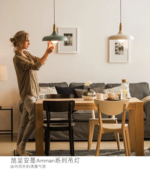 Modernus Nordic minimalistinės kūrybos kabo žibintai baras apšvietimo kambarį lempos valgomasis Įrenginiai restoranas Sieniniai šviestuvai