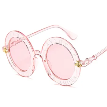 2019 naujas mados ponios akiniai nuo saulės klasikinis retro markės dizaino UV400 turas vyriški akiniai, anglų raidės mažos bičių akiniai nuo saulės