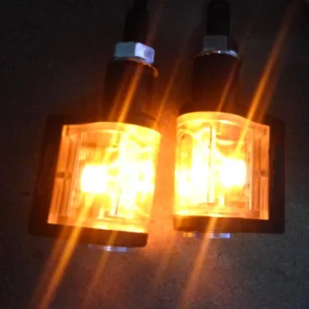 2 vnt Motociklo Avio RIZ0MA LED Aliuminio Posūkio Signalo Lemputė, Šviesos Indikatorių Universalios