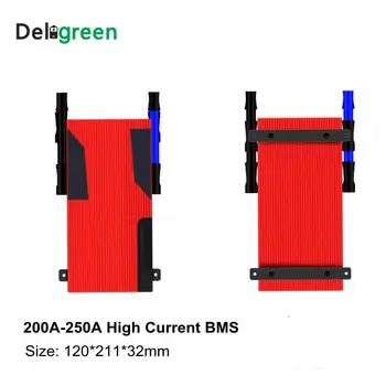 Deligreen 24S 80A 100A 120A 200A 250A 72V 84V PCM/PCB/BMS) už 3.65 V LiFePO4 4.2 V LiNCM baterijos 18650 Lithion Li-ion Ličio