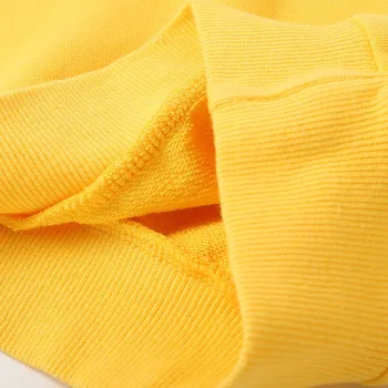 Vaikų Hoodies Palaidinės Mergaitė Vaikai Geltonos spalvos Marškinėlius Medvilnės Megztinis antgaliai, Skirti Kūdikių Berniukų Rudenį Tee Animacinių filmų Drabužius 1-12 Metų