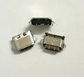 100vnt micro mini usb, įkroviklio jungtis Jack lizdas įkrovimo lizdas moterų maitinimo kištukas Motorola dėl Moto G6