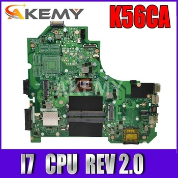 Už ASUS K56CA K56CM S56C A56CM A56C S550CM K56CB S550CB I7 REV 2.0 nešiojamas plokštė išbandyti darbo, originalus mainboard