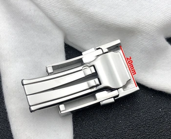 Aukščiausios kokybės, Storas Stainess Plieno Sagtis už Breitling Watchband 20*20mm Poliravimo Dukart Spustelėkite Užsegimas Vyrai Žiūrėti dirželis logotipas