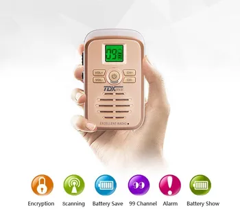2020 Naujas TDX TD-Q3 Mini dvikrypčio Radijo ryšio Nešiojamų Kumpis Radijo vaikai walkie talkie MINI Interphonem