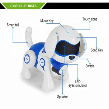 NAUJAS Judesių Jutiklio Robotas Multi-funkcija USB Įkrovimo Vaikų Žaislas Su Muzika Žaislas 