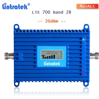 Lintratek 4g LTE dažnių Juosta 28 Signalo stiprintuvas stiprintuvas ALC 70dB mobiliųjų Telefonų signalo kartotuvų 700mhz 4g interneto tinklo Stiprintuvas