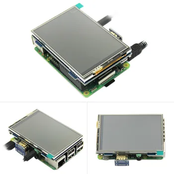 Aviečių Pi 3.5 colių HDMI LCD touchscreen 3.5 colių ekranas 60 fps 1920*1080 (IPS jutiklinį ekraną, Aviečių Pi 2 Modelis B & B RPI