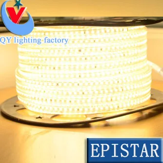 3014 LED strip120leds/m, balta/šiltai LED string Vandeniui 220v 230v 240v