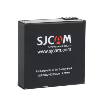 SJCAM SJ8 PRO Baterija 1200mAh 3.8 V Li-ion Baterijas SJ8 Plus Dual Įkroviklio SJCAM SJ8 Oro Veiksmų Fotoaparato Priedai