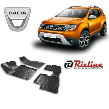 Dacia Duster 4X4 2010-17 Suderinama Rizline 3D Baseinas Kilimėlis Rinkinys
