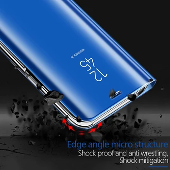 Veidrodis, Flip Case For ASUS zenfone6 Prabanga Aiškiai Matyti PU Odos Padengti ASUS zenfone 6 Smart View Atveju Zenfone 6