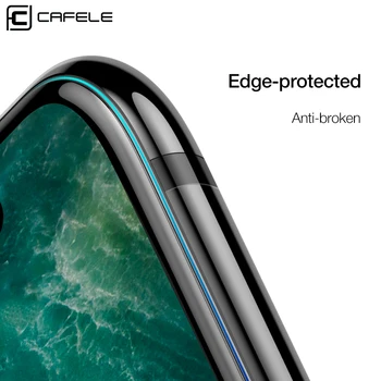 CAFELE 4D Visišką Telefono Screen Protector, iPhone X XR XS MAX 11 Pro Max Nano Grūdintas Stiklas 