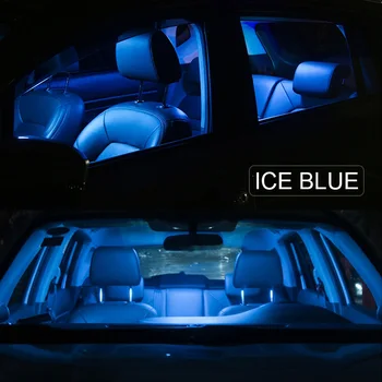 18pcs Už 2008-Renault Laguna III 3 MK3 canbus Klaidų Automobilių, LED lemputes, Interjero Skaityti dome Light Kit