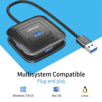 Essager USB HUB 4 Port USB 3.0 Splitter 