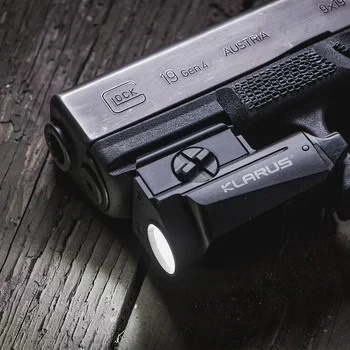 Klarus GL1 Micro Pistoletas Šviesos CREE XP-L2 HD 600LM Įkraunamas Žibintuvėlis su Baterija MIL-STD-1913 m. arba Glock bėgiai
