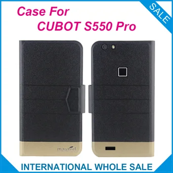Originalus! CUBOT S550 Pro Atveju 5 Spalvų Mados Prabangių Ultra-plonas Flip Odos Apsauginis Dangtelis CUBOT S550 Pro Telefono dėklas