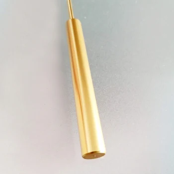 17g 19.5 cm ilgio Aukso Spalvos, Cilindro Formos Metalo Švytuoklinis Laikrodis Priedą 