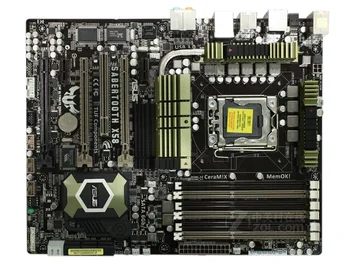 ASUS SaberTooth X58 originalus plokštė LGA 1366 už DDR3 Core i7 Extreme/Core i7 24GB X58 Darbastalio plokštė Nemokamas pristatymas
