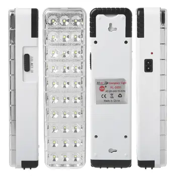 30LED Multi-funkcija Avarinės Šviesos Įkraunamas LED Saugos Lempa 2 Režimas, Namų Lauko Stovykla