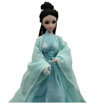 2020 m. Aukštos Kokybės Lėlės Su Priedais, Rankų darbo Suknelė Drabužius Kinijos Tradicinių Žaislų TV Dramos Stiliaus Dervos Retro Lėlės