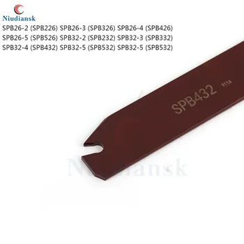 SPB326 SPB26-3 SPB226 SPB426 SPB526metal Pjovimo Dalį Off Ašmenys CNC Tekinimo Įrankio Laikiklis Pjovimo Įdėklai SPB632 SPB532 SPB432