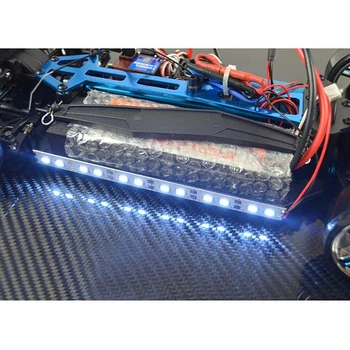 24 Led Važiuoklės Šviesos Aliuminio LED Juostelė 6 V už 1/10 1/8 RC Automobilių Vikšriniai Buggy