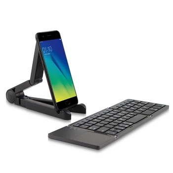 HUWEI Mini Sulankstomas Bluetooth Klaviatūrą su Touchpad Dėl KOLEGA A1K Realme Reno 2 Z 2Z 2F X2 5 Pro X C2 A9 A5 A11X XT Telefono dėklas