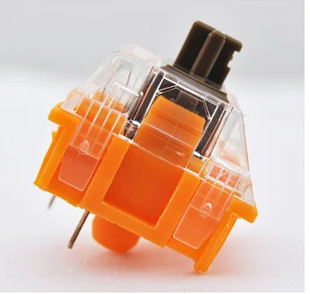 TTC V3 aukso rudos spalvos jungiklis RGB šviestuvai, mechaninė klavišiniai jungikliai, 55g